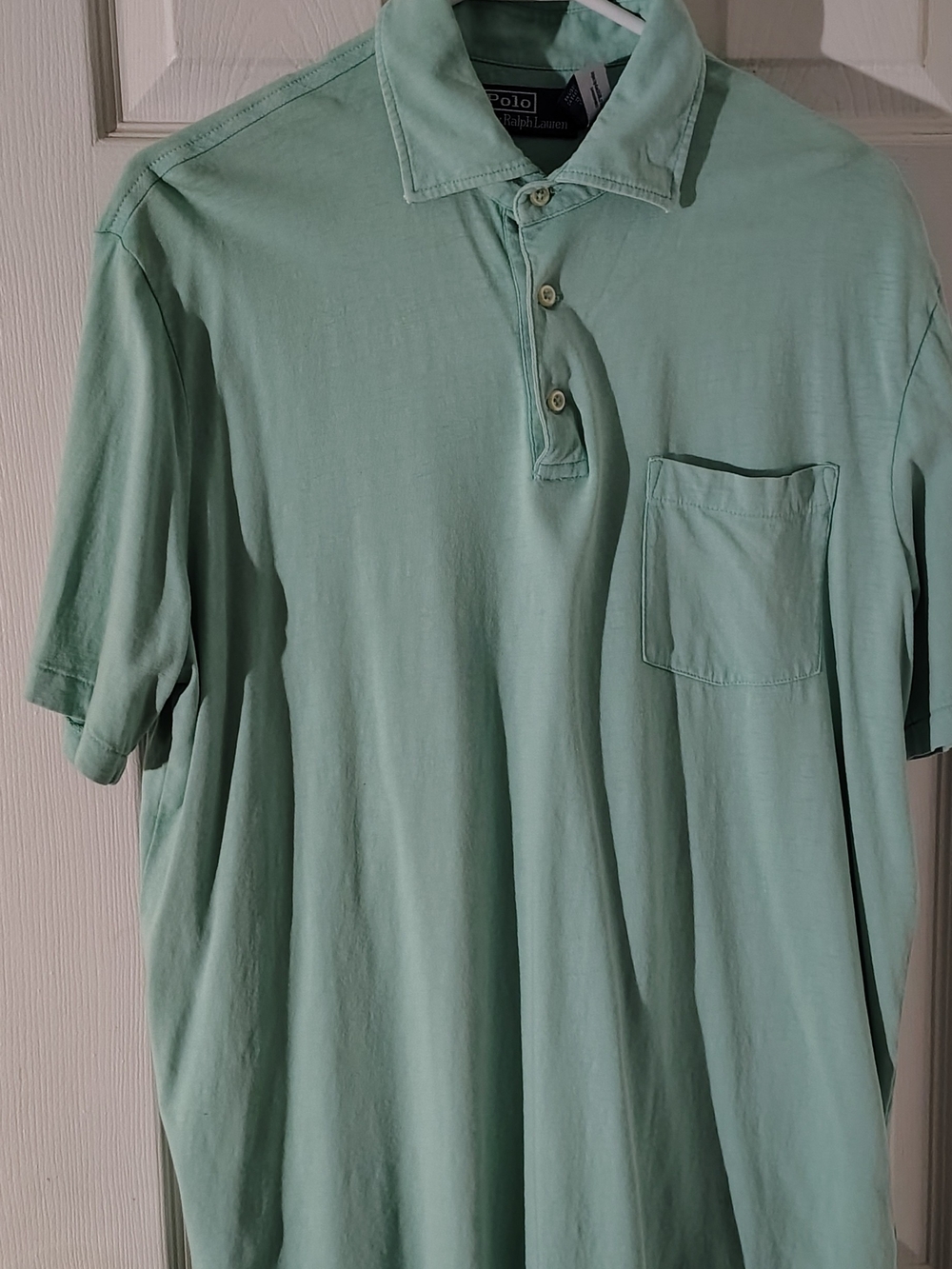 Polo by Ralph Lauren Mint Green Short Sleeve Polo with Chest Pocket